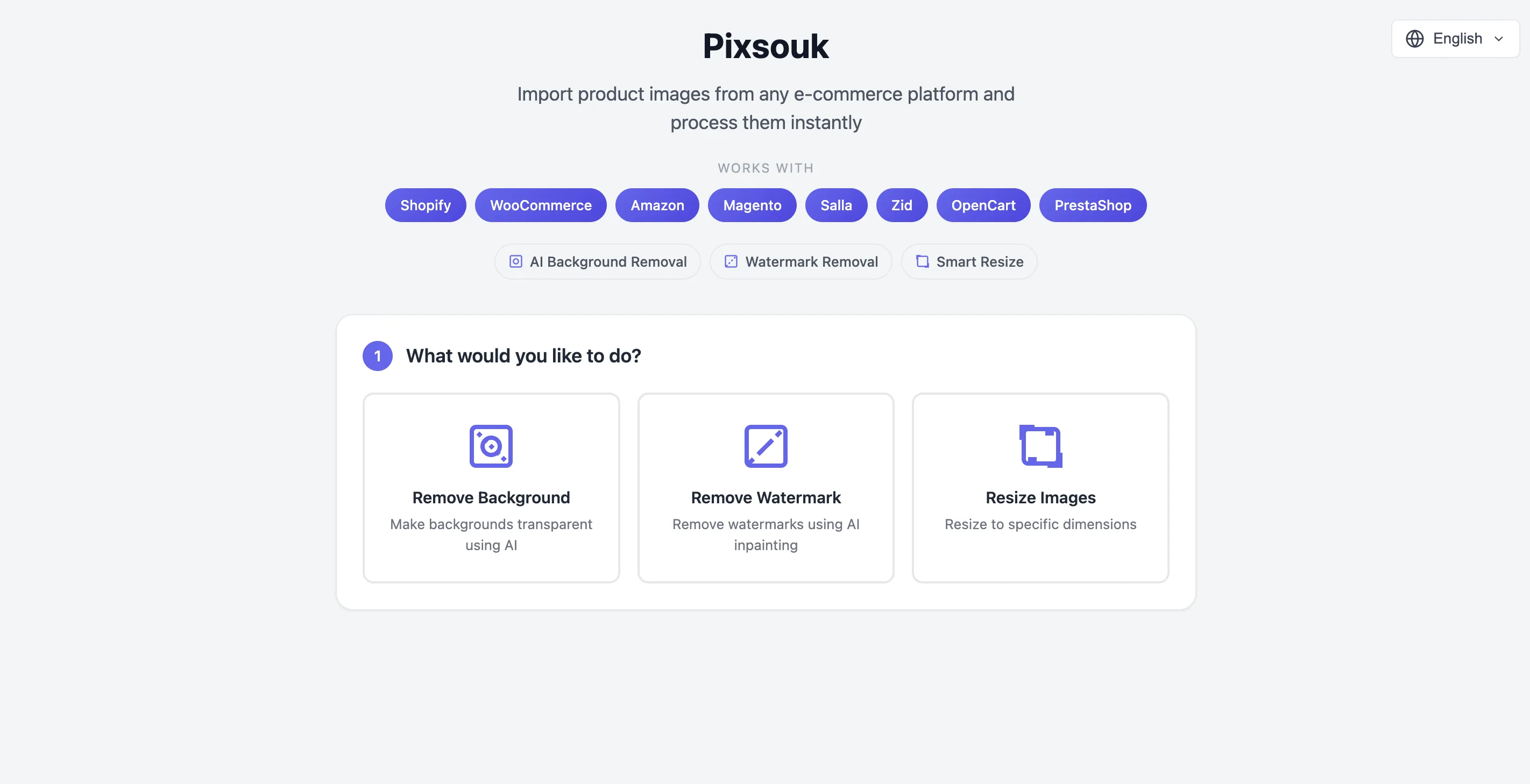 Pixsouk — AI Image Processing